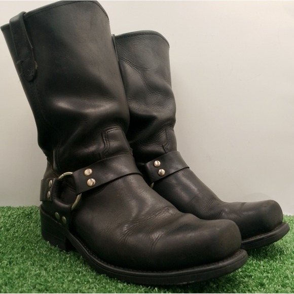 Double-H Boots Other - Double H HH Boot Company Mens Size 9 2E Wide Black Leather Harness Made In USA